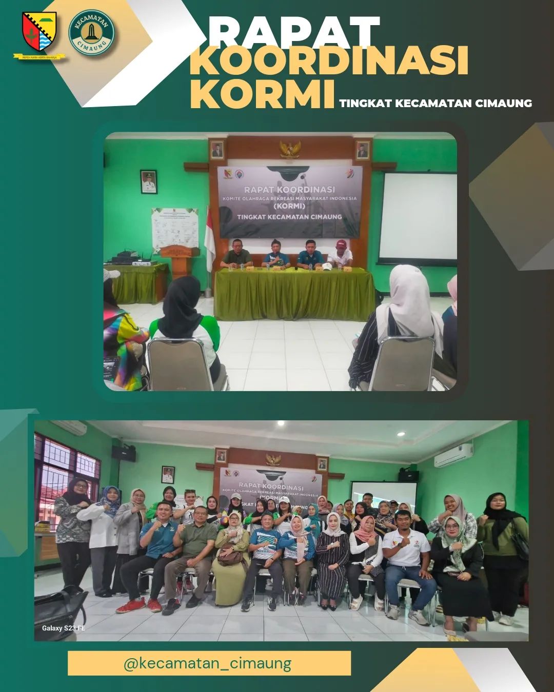 rapat-koordinasi-komite-olahraga-rekreasi-masyarakat-indonesia-kormi-tingkat-kecamatan-cimaung