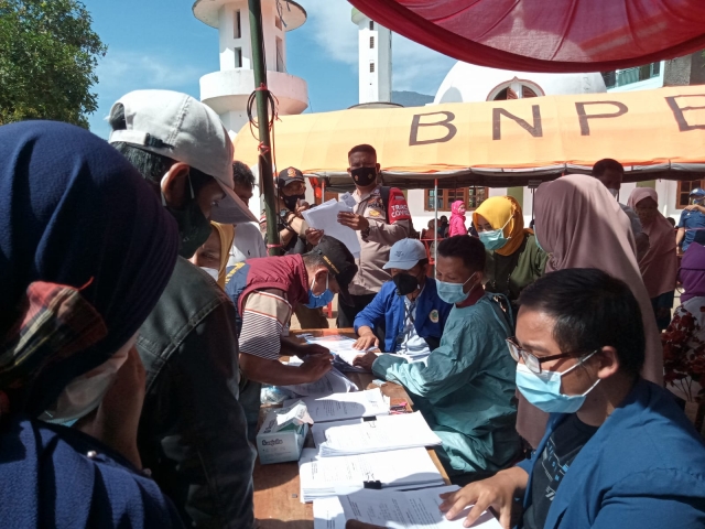 Deklarasi Damai Pilkades Serentak di wilayah Kecamatan Cimaung Tahun 2021