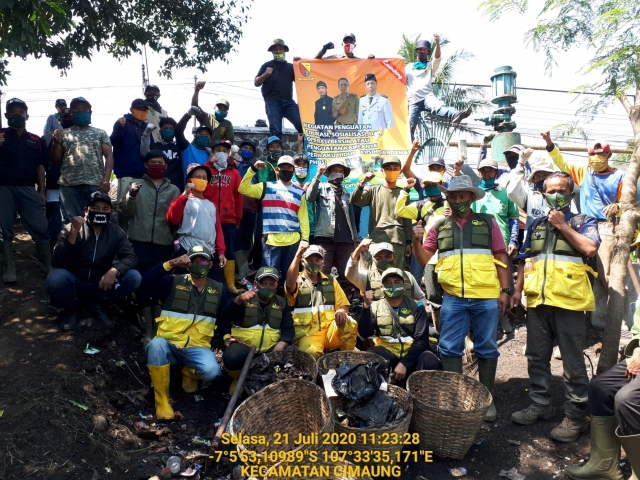 kegiatan memperingati Hut RI ke 75 Tingkat Kecamatan Cimaung