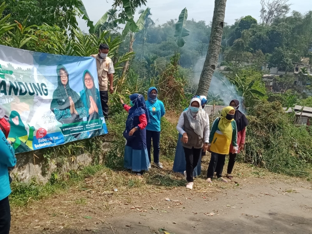 Monitoring Kegiatan vaksinasi Desa Jagabaya