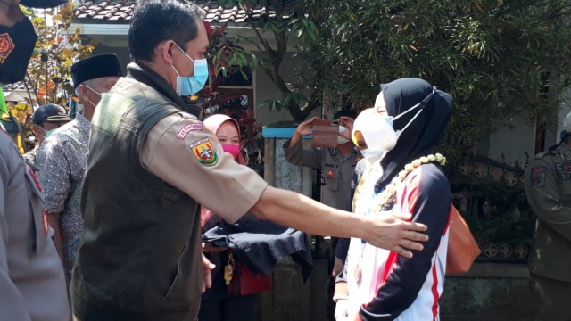 Kunjungan Bupati Bandung ke Desa jagabaya Kecamatan Cimaung