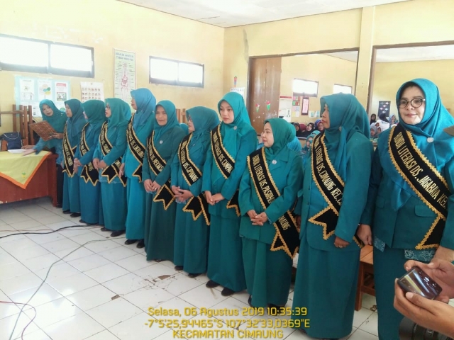 Pengukuhan Bunda Literasi Desa Se Kecamatan Cimaung