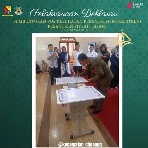 deklarasi-pembentukan-pos-kesehatan-poskestren-di-pesantren-fitrah-insani